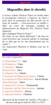 Magouilles dans le showbizz VERSO